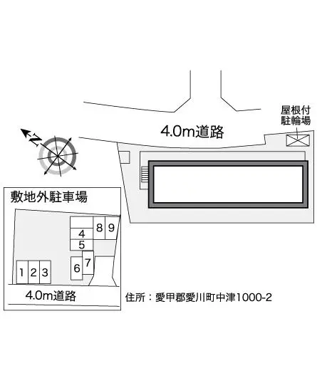 ★手数料０円★愛甲郡愛川町中津　月極駐車場（LP）